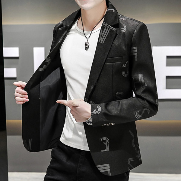 Muška jakna s dvobojnim printom