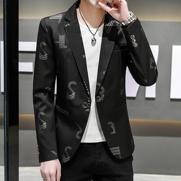 Muška jakna s dvobojnim printom