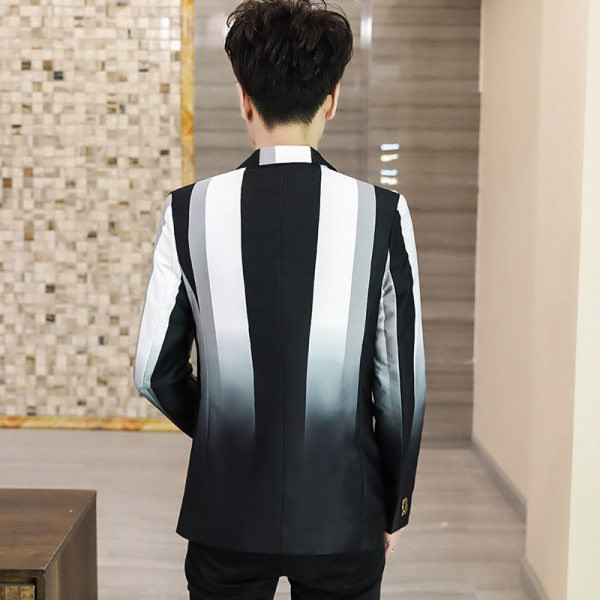 Elegantna muška jakna s uzorkom dugih rukava