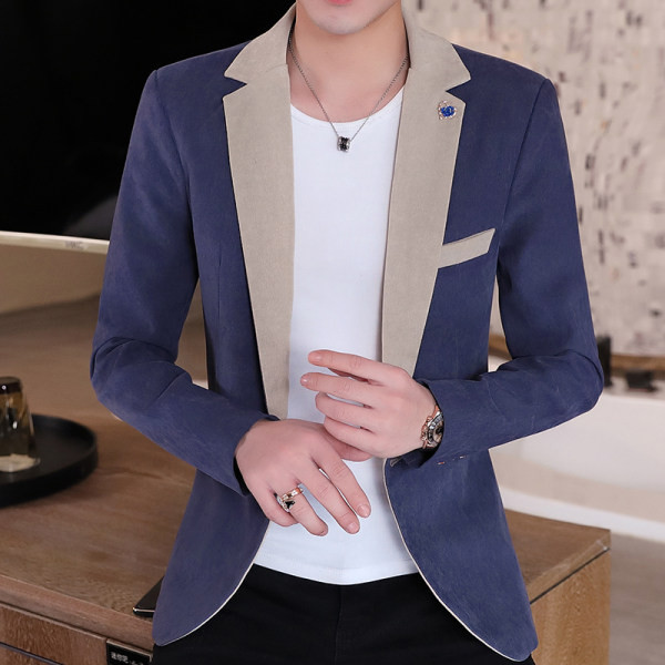 Elegantiškas vyriškas švarkas su apykakle