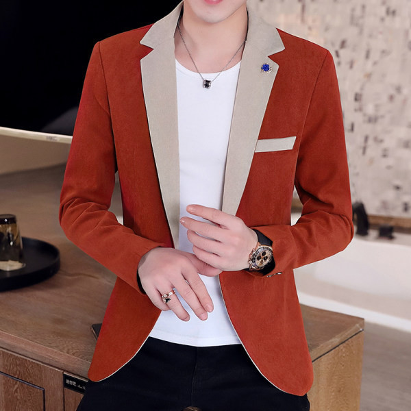 Elegantiškas vyriškas švarkas su apykakle