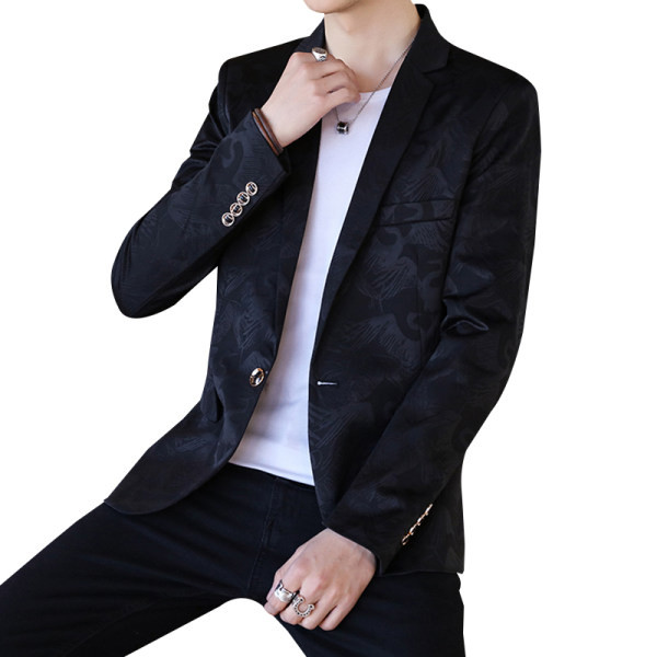 Elegantna muška jakna sa cvjetnim motivima