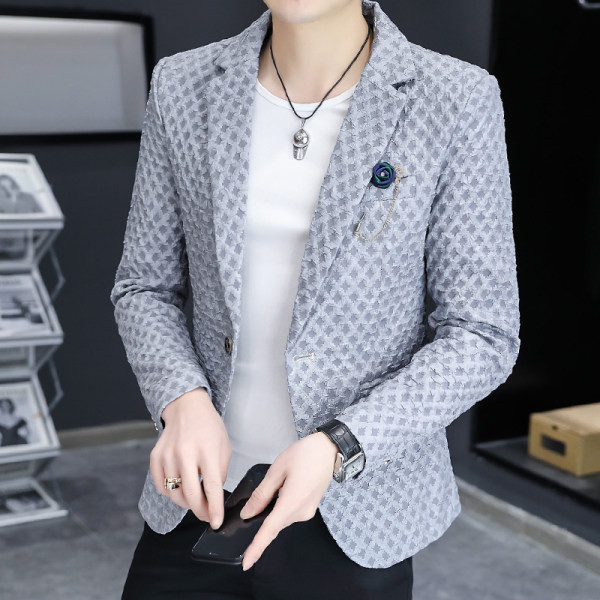 Ležerna muška jakna - s printom