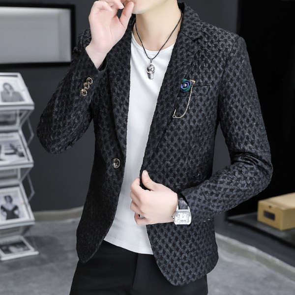 Ležerna muška jakna - s printom