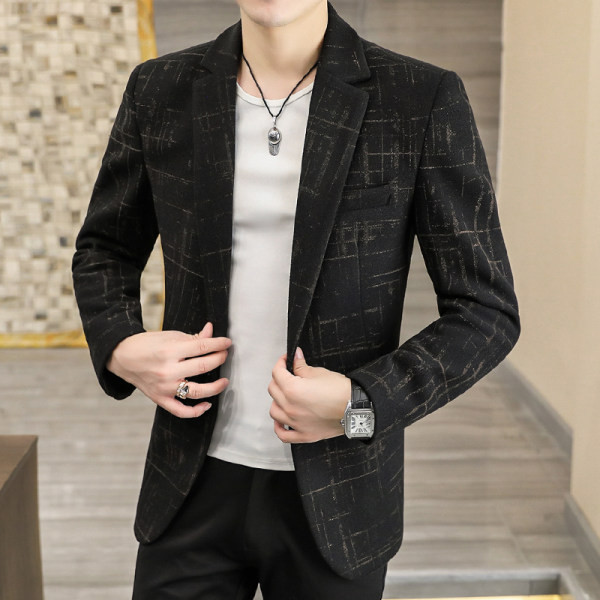 Geaca de toamna barbati - model montat cu nasturi