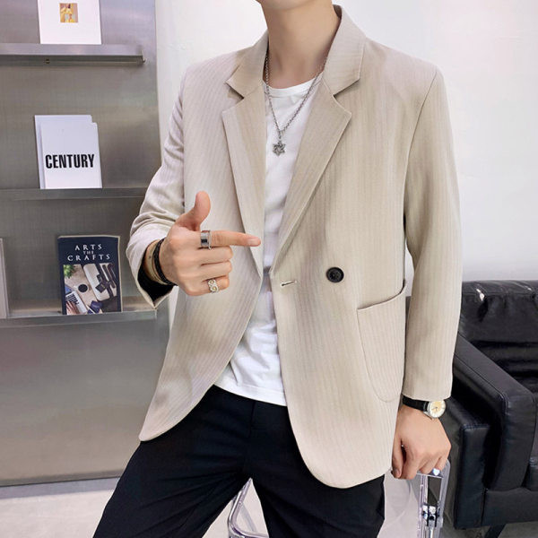 Jachetă bărbați cu dungi în trei culori