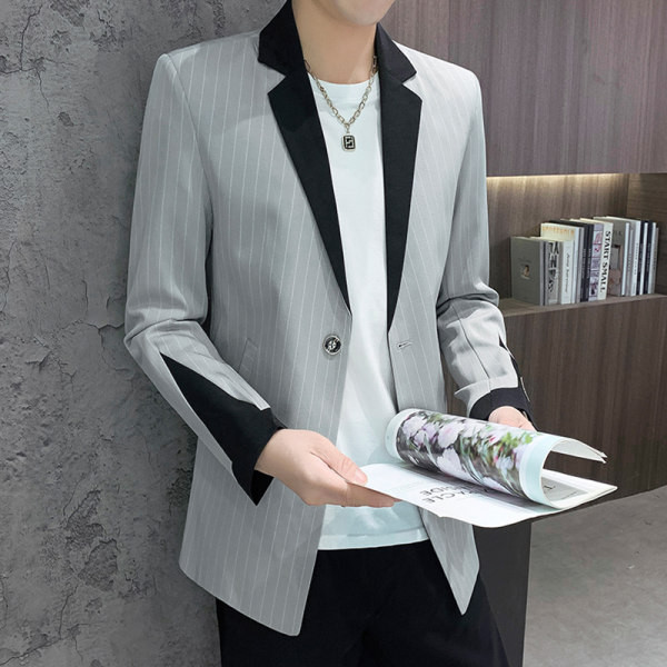 Jachetă de lungime medie pentru bărbați, model nou, cu logo