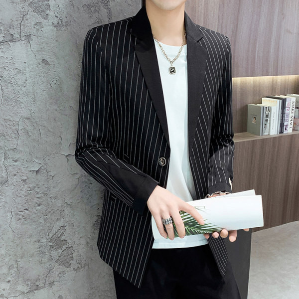 Jachetă de lungime medie pentru bărbați, model nou, cu logo