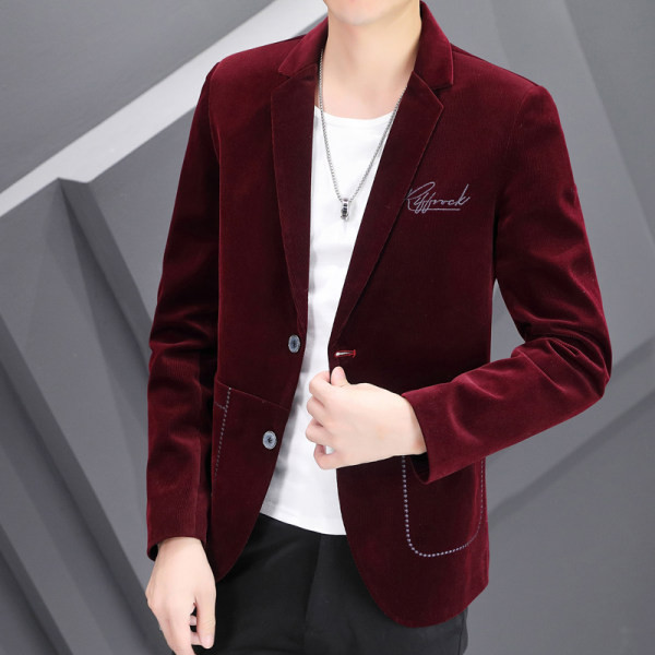 Geaca barbati cu broderie si buzunar