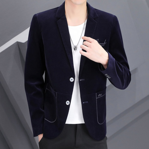 Geaca barbati cu broderie si buzunar