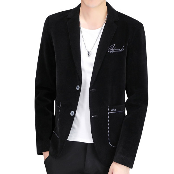 Geaca barbati cu broderie si buzunar