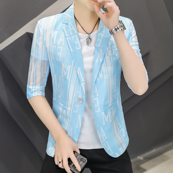 Įvairios spalvos laisvalaikio vyriškas švarkas