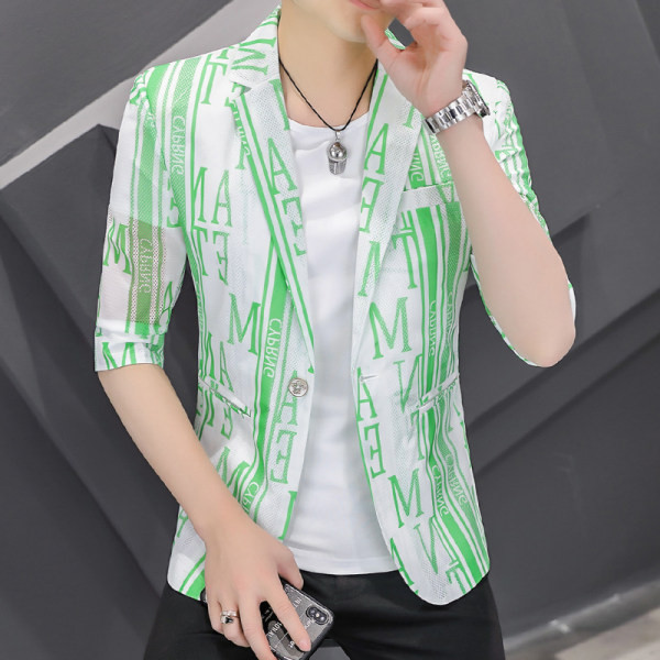 Įvairios spalvos laisvalaikio vyriškas švarkas