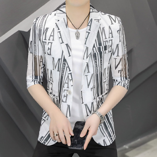 Įvairios spalvos laisvalaikio vyriškas švarkas