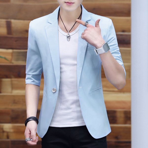 Jachetă de primăvară pentru bărbați cu mâneci 3/4