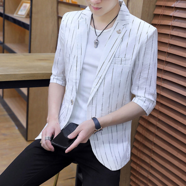 Jachetă de primăvară pentru bărbați cu mâneci 3/4