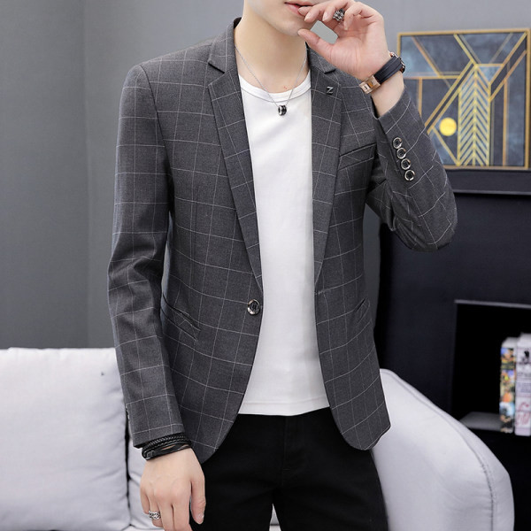 Jachetă elegantă în carouri pentru bărbați