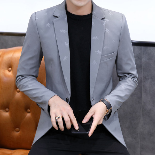 Jachetă formală pentru bărbați - cu imprimeu