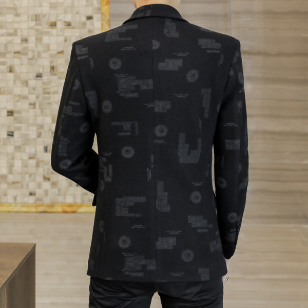 Geaca de toamna slim fit pentru barbati cu nasturi