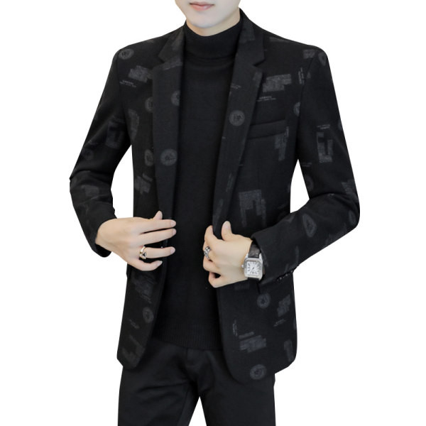 Geaca de toamna slim fit pentru barbati cu nasturi