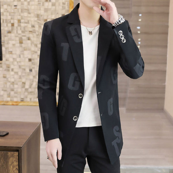 Jacheta montata pentru barbati - model alungit