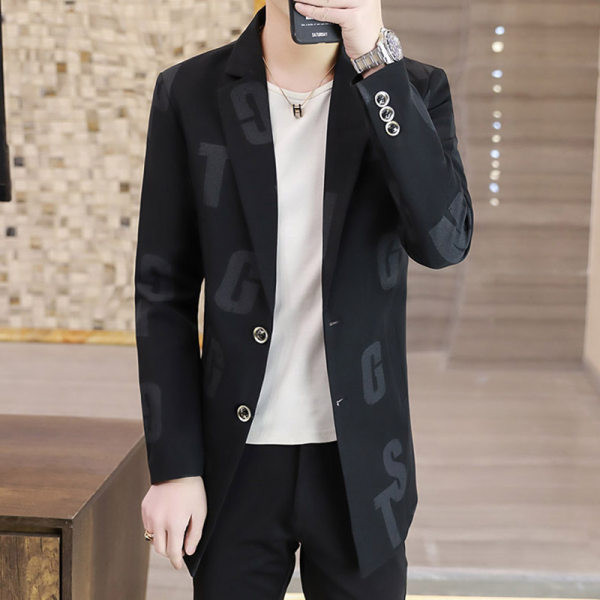 Jacheta montata pentru barbati - model alungit