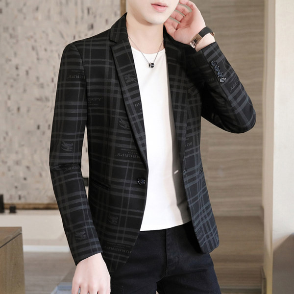 Κομψό ανδρικό  σακάκι  - με στάμπα