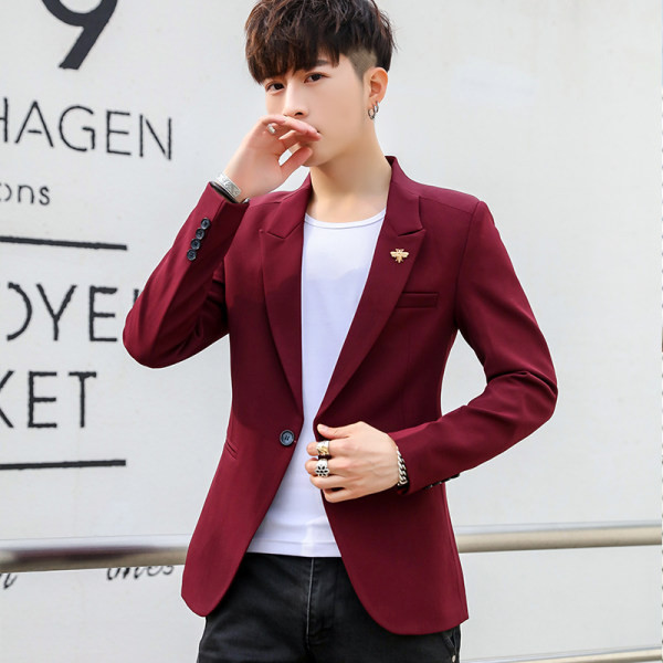 Geaca barbati model curat cu element metalic