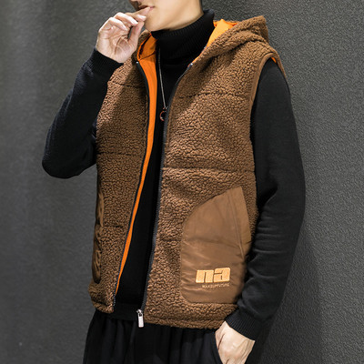 Madinga vyriška rudens-žiemos liemenė su gobtuvu kelių modelių