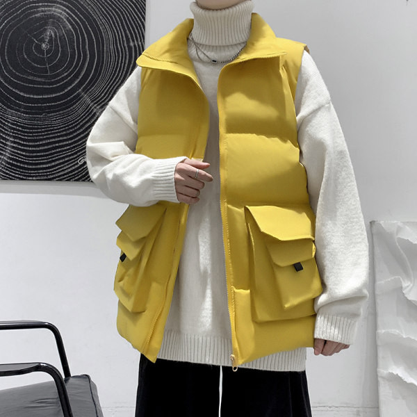 Vyriška liemenė su kišene ir apykakle