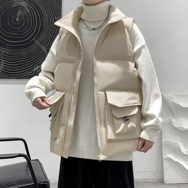 Vyriška liemenė su kišene ir apykakle