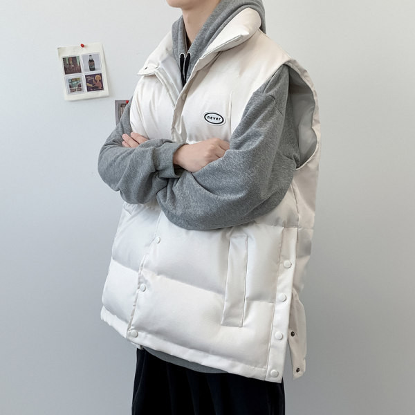 Vesta de barbati model nou cu guler inalt - trei culori