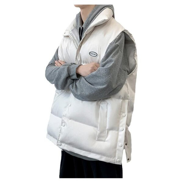 Vesta de barbati model nou cu guler inalt - trei culori