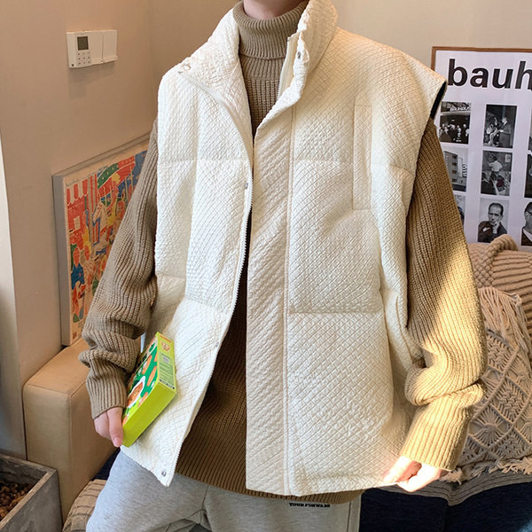 Vyriškas liemenės platus modelis su kišene ir užtrauktuku