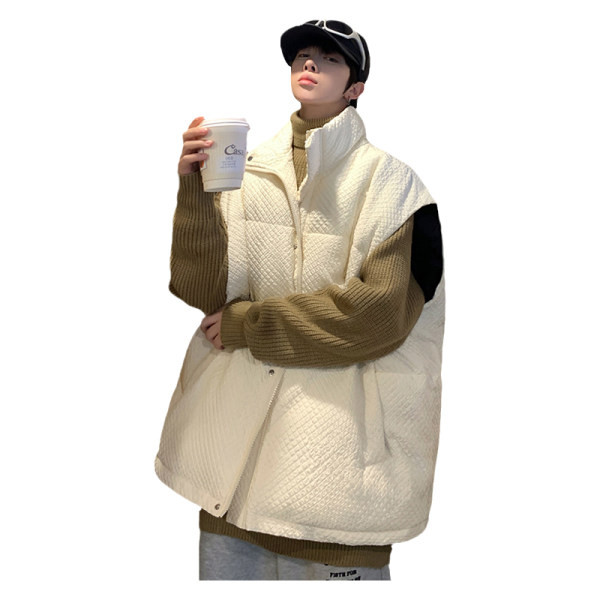 Vyriškas liemenės platus modelis su kišene ir užtrauktuku