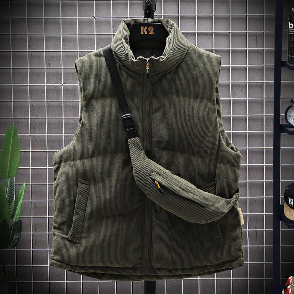 Vesta sport pentru barbati model nou cu guler inalt