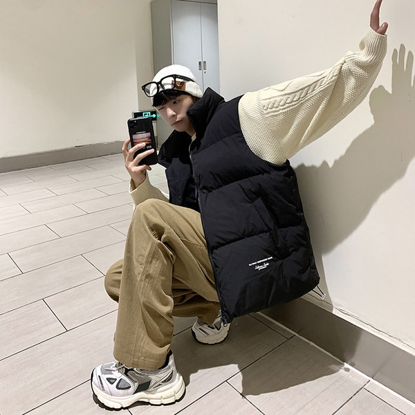 Vesta sport pentru barbati cu guler inalt