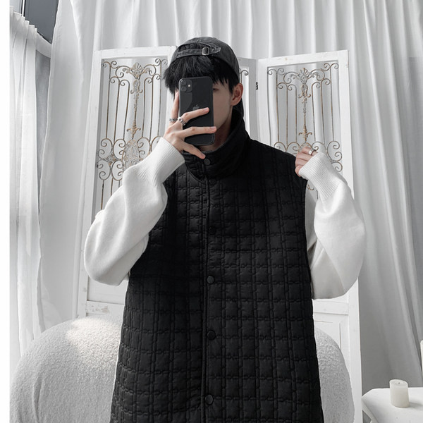 Muški čvrsti prsluk s gumbima