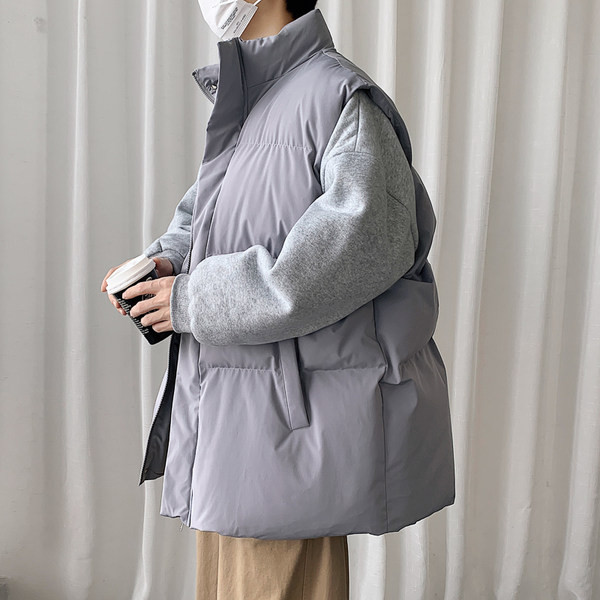 Vestă casual cu fermoar pentru bărbați