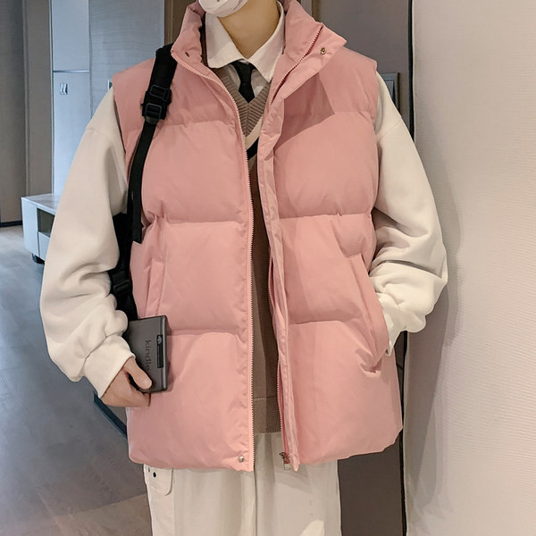 Vestă casual cu fermoar pentru bărbați