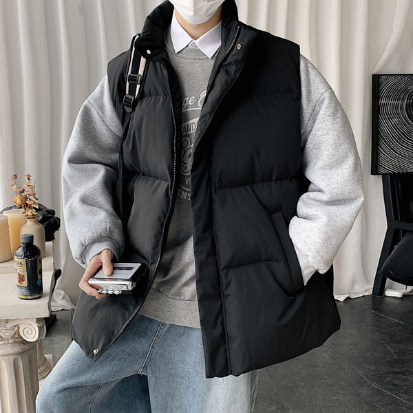 Vestă casual cu fermoar pentru bărbați