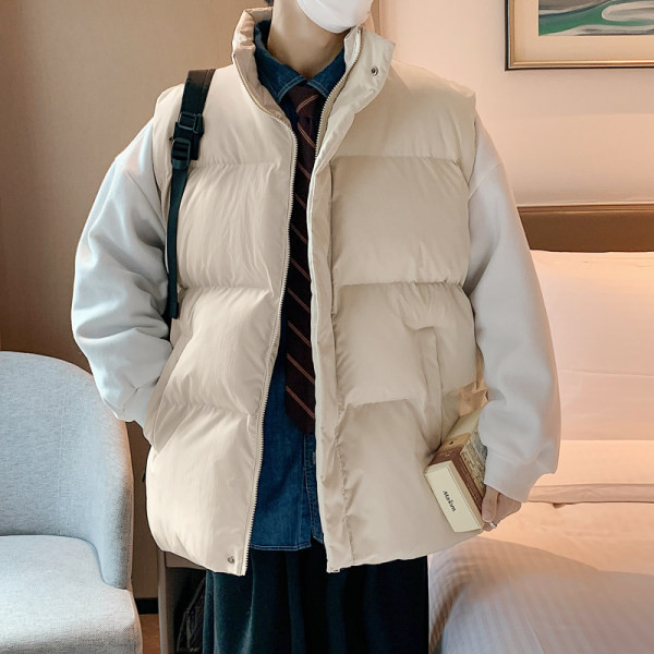 Vestă casual cu fermoar pentru bărbați