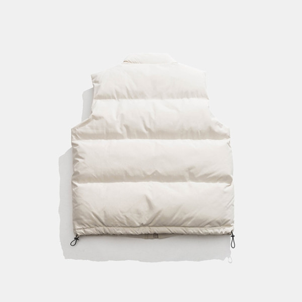 Trijų spalvų vyriška liemenė su užtrauktuku ir kišene