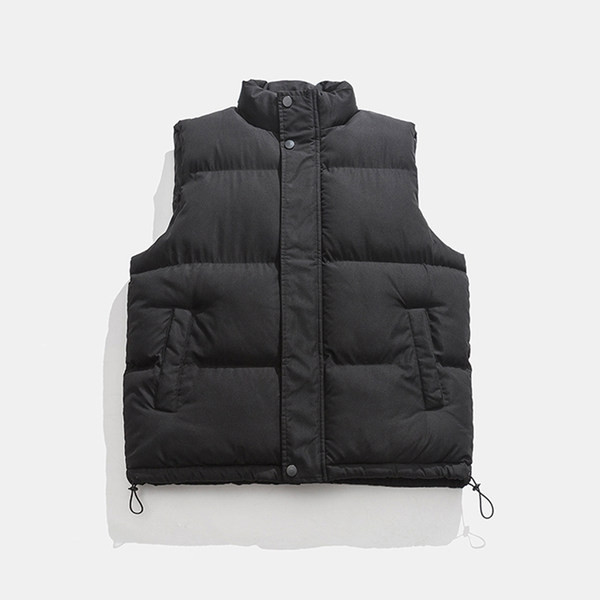 Trijų spalvų vyriška liemenė su užtrauktuku ir kišene