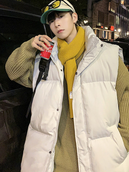 Vesta larga pentru barbati cu fermoar si nasturi