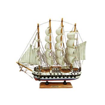 Кораб Ahelos, Дървен, Ръчна изработка, 34х34 см