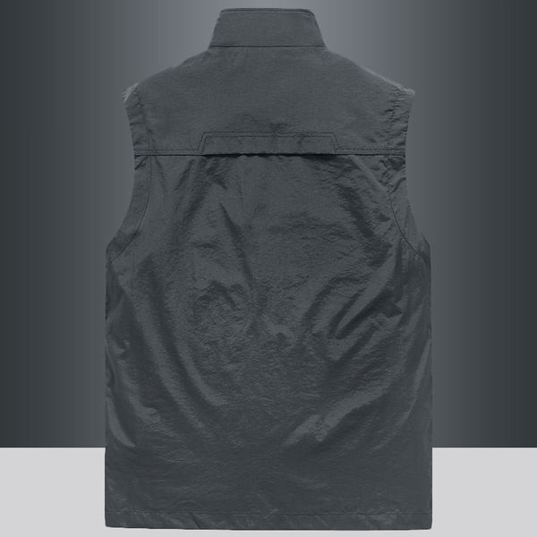 Vestă de pescuit casual pentru bărbați, mărime mare