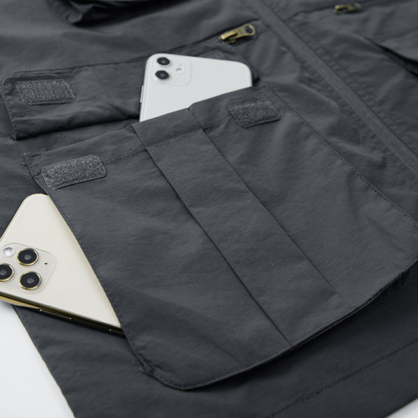 Vestă de pescuit casual pentru bărbați, mărime mare