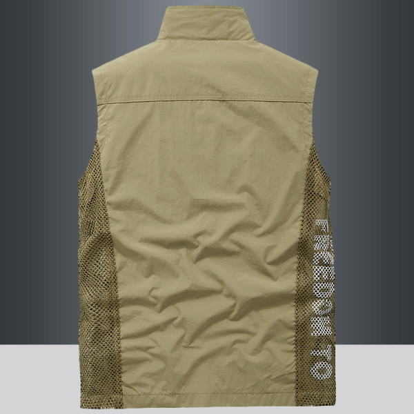 Ležeran muški prsluk sa visokom kragnom - više boja