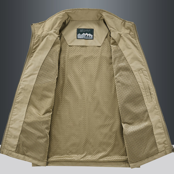 Laisvalaikio vyriška liemenė su kišenėmis – trijų spalvų